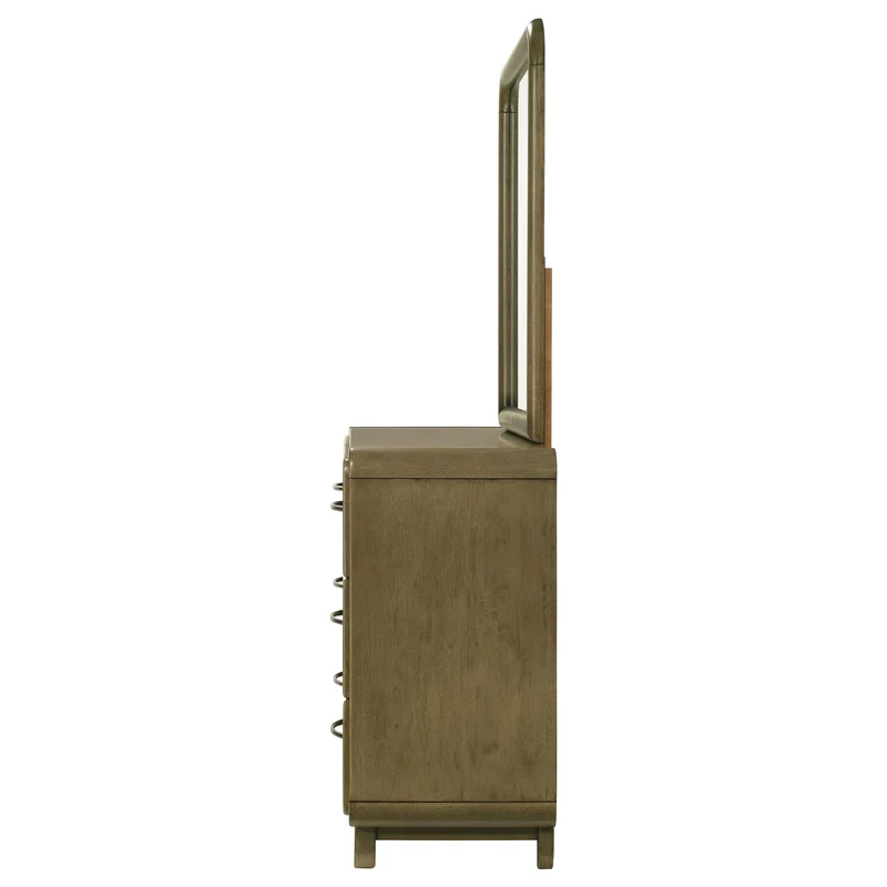 Coaster Furniture Amsbury 224273M 6-Drawer Dresser and Mirror - Nutmeg