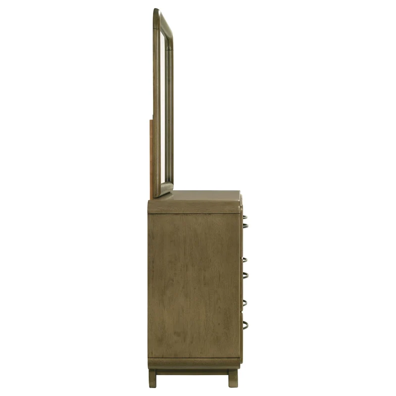 Coaster Furniture Amsbury 224273M 6-Drawer Dresser and Mirror - Nutmeg