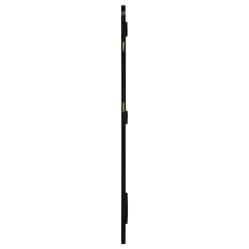 Coaster Furniture Arini 224339 Cane Weave Full Length Standing Floor Mirror - Black