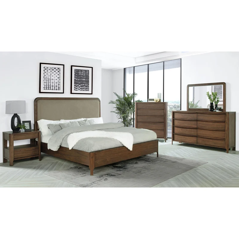 Coaster Furniture Maderia 223324 Dresser Mirror - Walnut