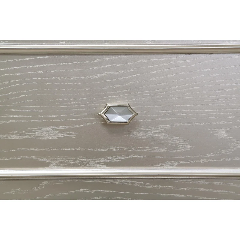 Coaster Furniture Evangeline 223393M 9-Drawer Dresser with Mirror - Silver Oak