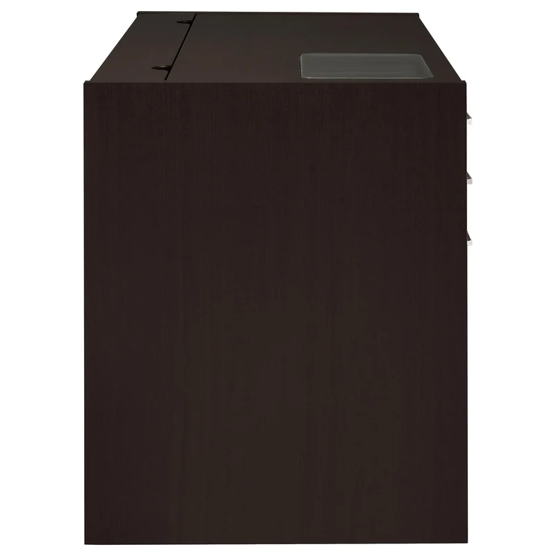 Coaster Furniture Halston 800702 47-inch 2-Drawer Office Desk with Cabinet - Cappuccino