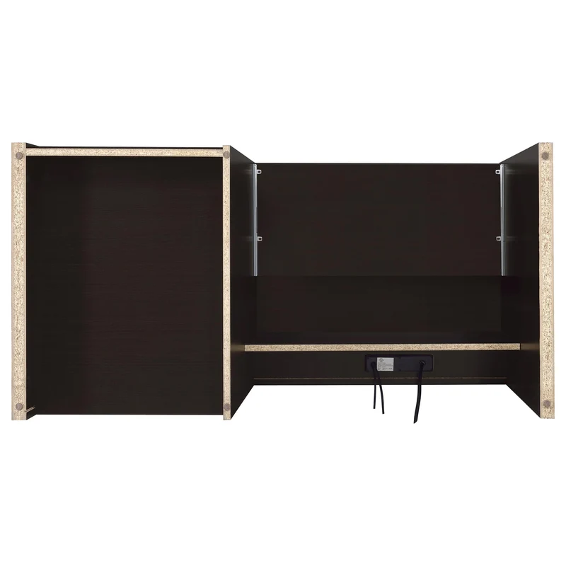 Coaster Furniture Halston 800702 47-inch 2-Drawer Office Desk with Cabinet - Cappuccino