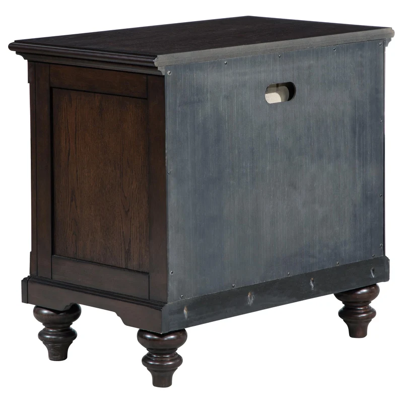 Coaster Furniture Andover 223632 1-Drawer Nightstand Bedside Table - Dark Oak