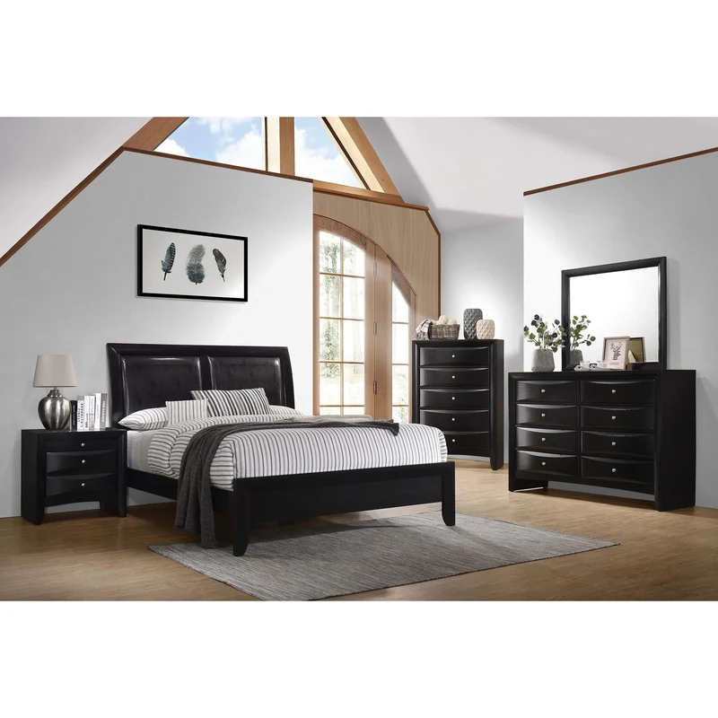 Coaster Furniture Briana 200703M 8-Drawer Dresser with Mirror - Black