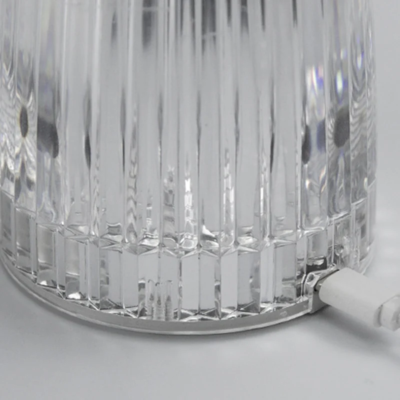 Contemporary Creative Rechargeable Acrylic Jellyfish Cordless LED Table Lamp Night Light For Bedroom