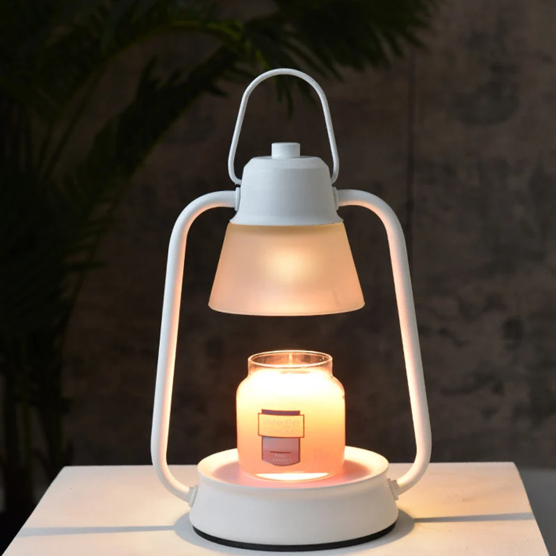 Modern Art Deco Iron Conical 1-Light Melting Wax Table Lamp For Bedroom And Living Room