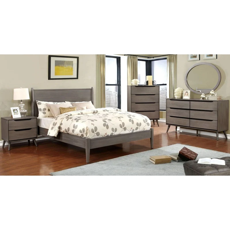 Furniture of America Lennart Dresser Mirror CM7386GY-MO