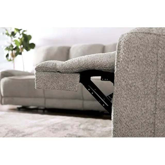 Furniture of America Morcote FM62001LG-SF-PM Power Sofa