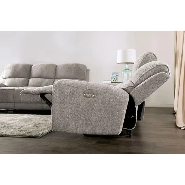 Furniture of America Morcote FM62001LG-SF-PM Power Sofa