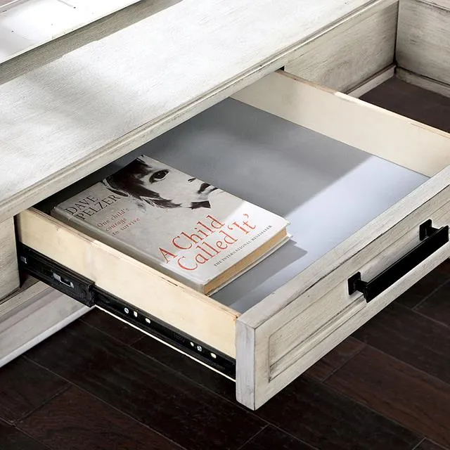 Furniture of America Galarga CM-DK418WH Desk