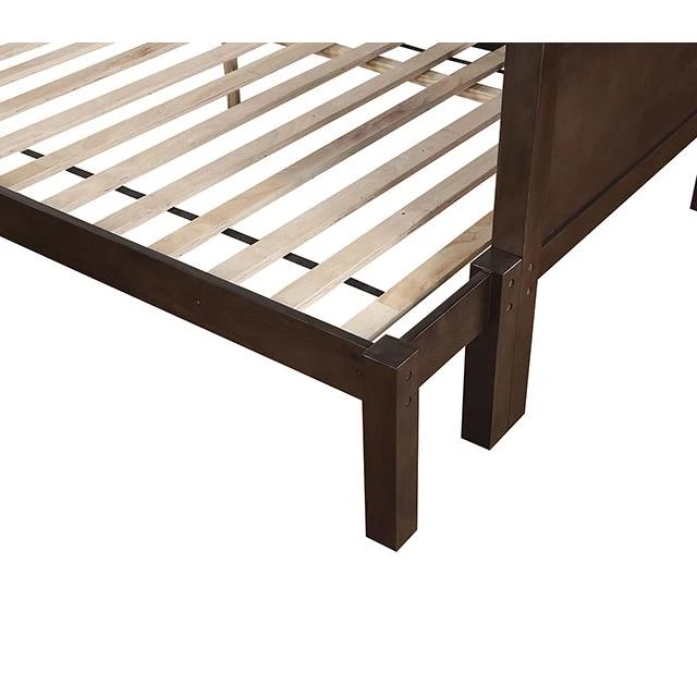 Furniture of America Stamos CM-BK658WN-TF Twin/Full Bunk Bed