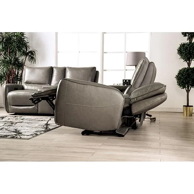 Furniture of America Phineas CM9921GY-SF-PM Power Sofa