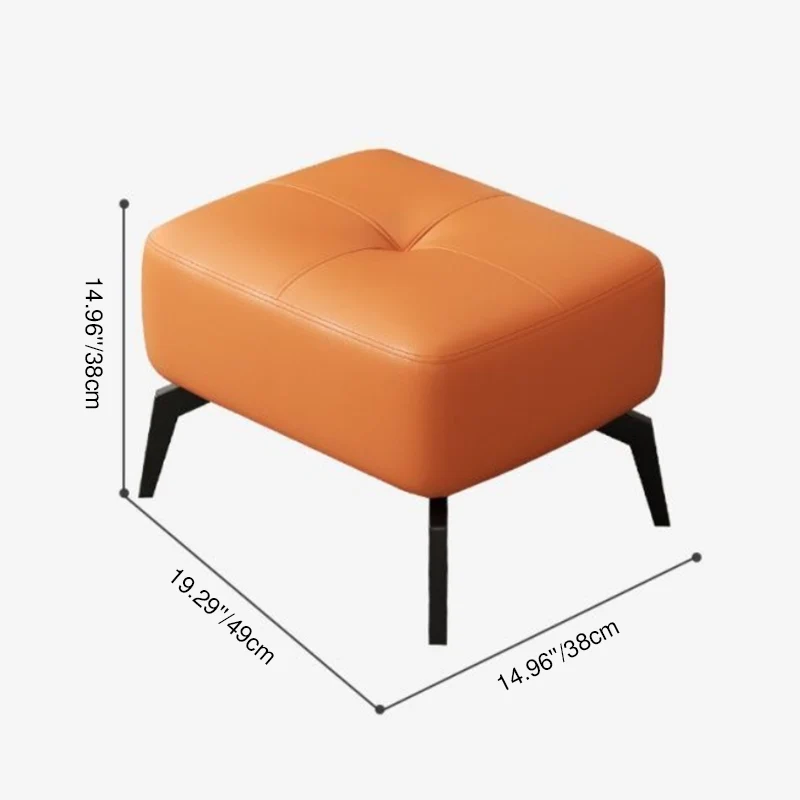 Contemporary Scandinavian Square Synthetic Fabric Upholstered Carbon Steel Accent Chair Backrest Armrest For Living Room