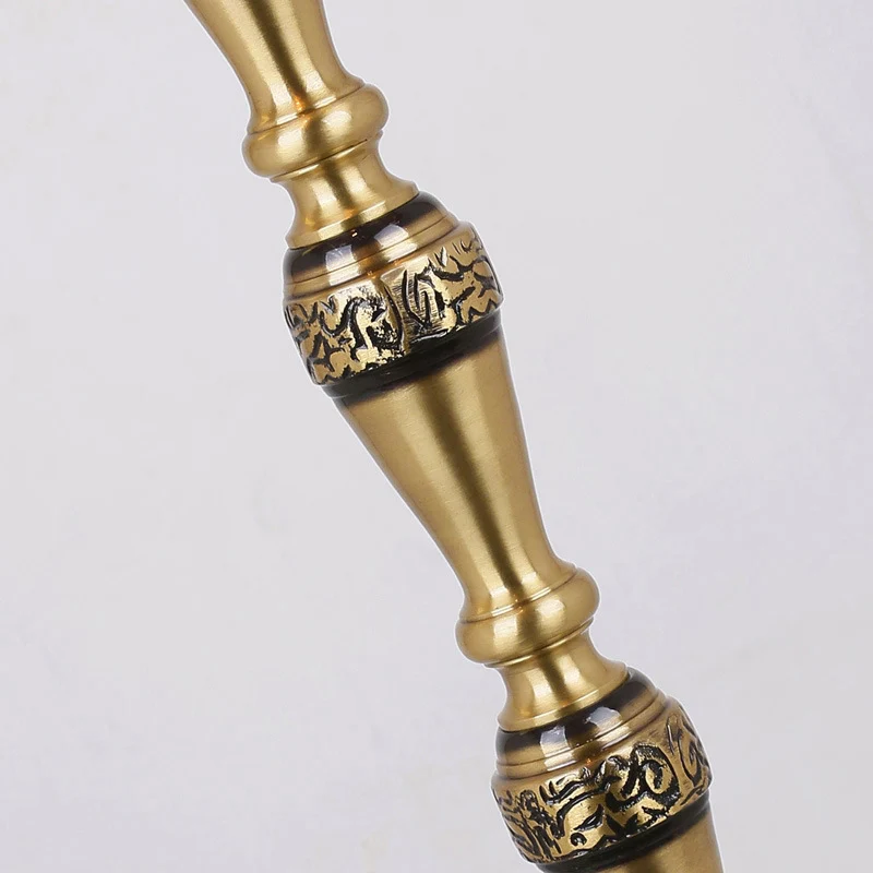 Traditional Tiffany Brass Shell Dome Rose Dragonfly 3-Light Standing Floor Lamp For Living Room