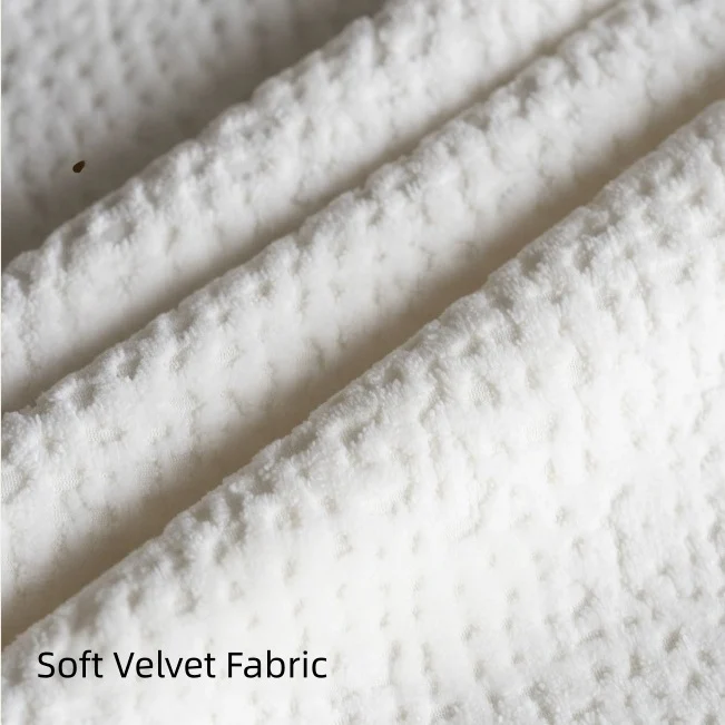 Sofá cama convertible 3 en 1 de tela de terciopelo con almacenamiento inferior.