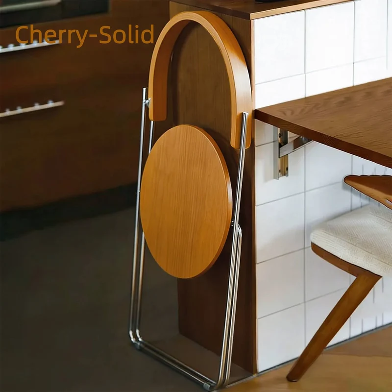 Silla plegable de madera creativa
