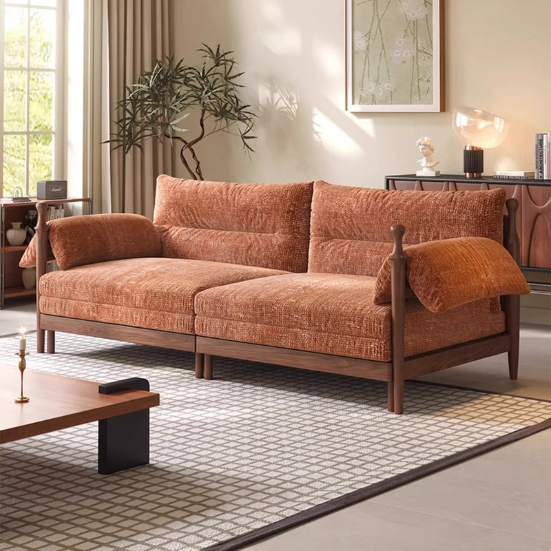 Sofá cama extraíble con estructura de madera de fresno macizo FENGYU