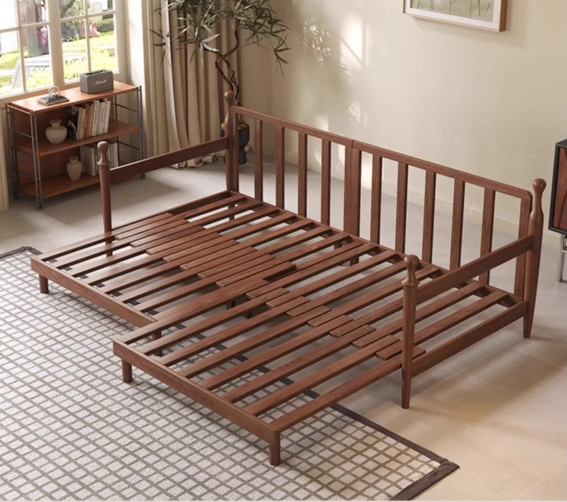 Sofá cama extraíble con estructura de madera de fresno macizo FENGYU