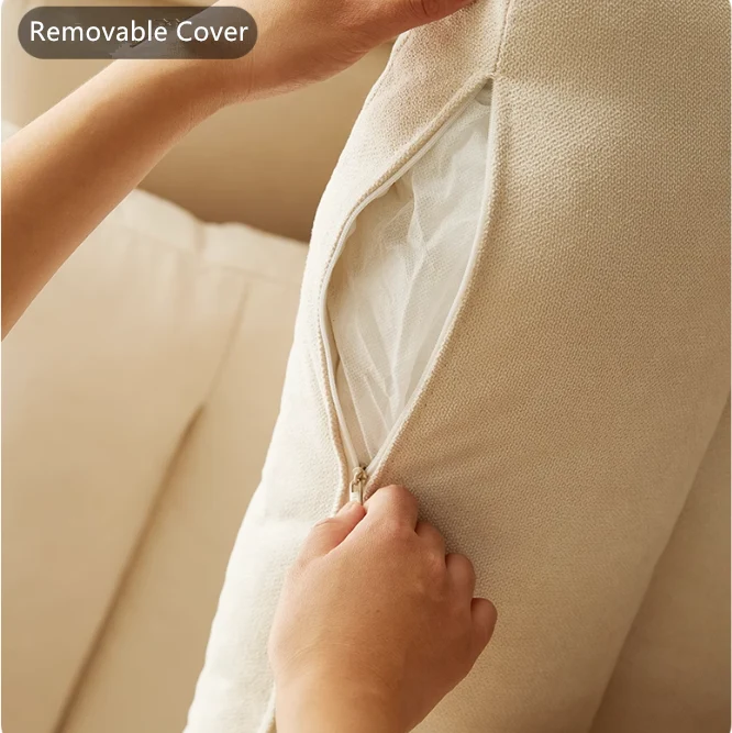 Sofá cama extraíble de madera maciza de haya con estructura de soporte para la espalda