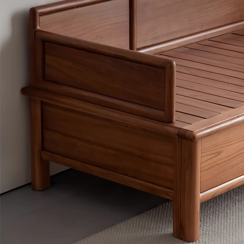 Cama Arhat 3 en 1 de madera maciza con cajones de almacenamiento debajo