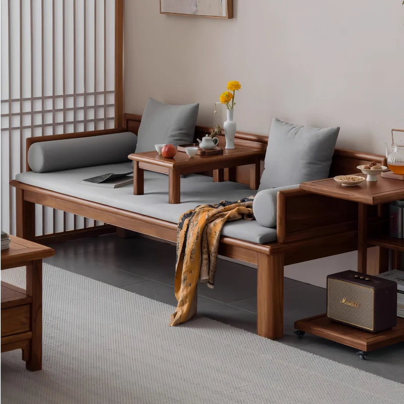 Cama Arhat 3 en 1 de madera maciza con cajones de almacenamiento debajo