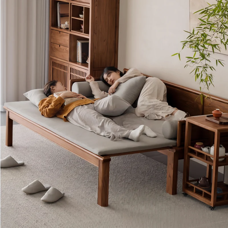 Cama Arhat 3 en 1 de madera maciza con cajones de almacenamiento debajo