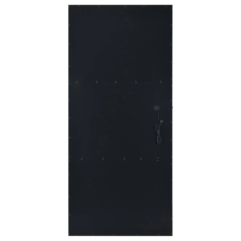 Coaster Furniture Zayan 969557 32 x 71 Inch Floor Mirror LED Lighting - Black Gloss