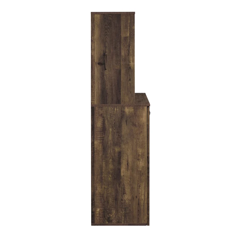 Coaster Furniture Mendoza 182082 2-door Home Bar Cabinet Wine Storage - Rustic Oak