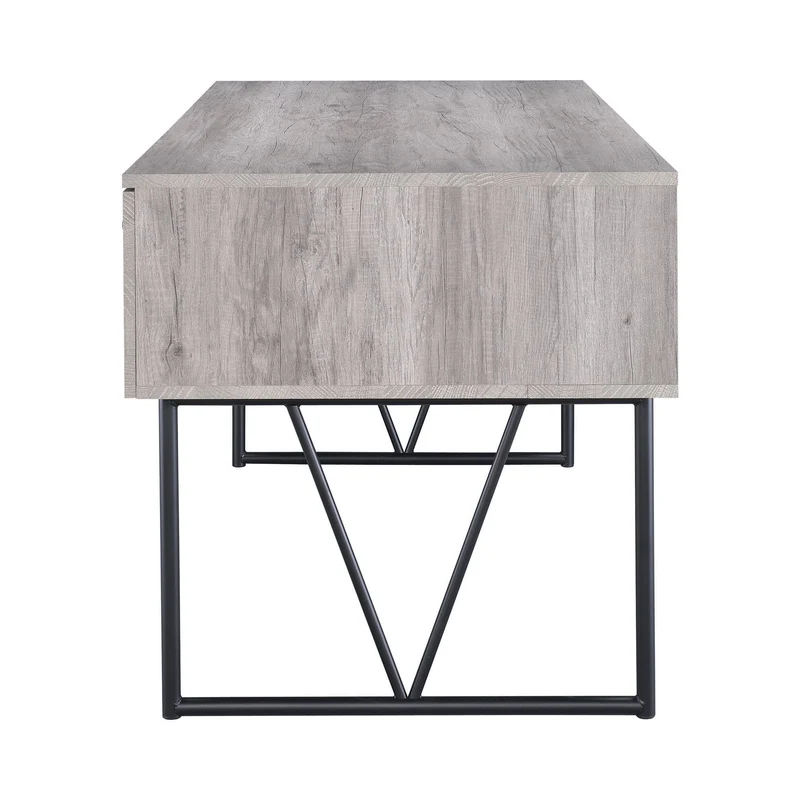 Coaster Furniture Analiese 801999 63-inch 4-Drawer Writing Desk - Grey Driftwood