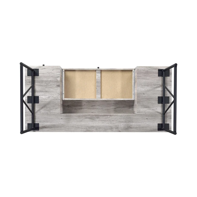Coaster Furniture Analiese 801999 63-inch 4-Drawer Writing Desk - Grey Driftwood