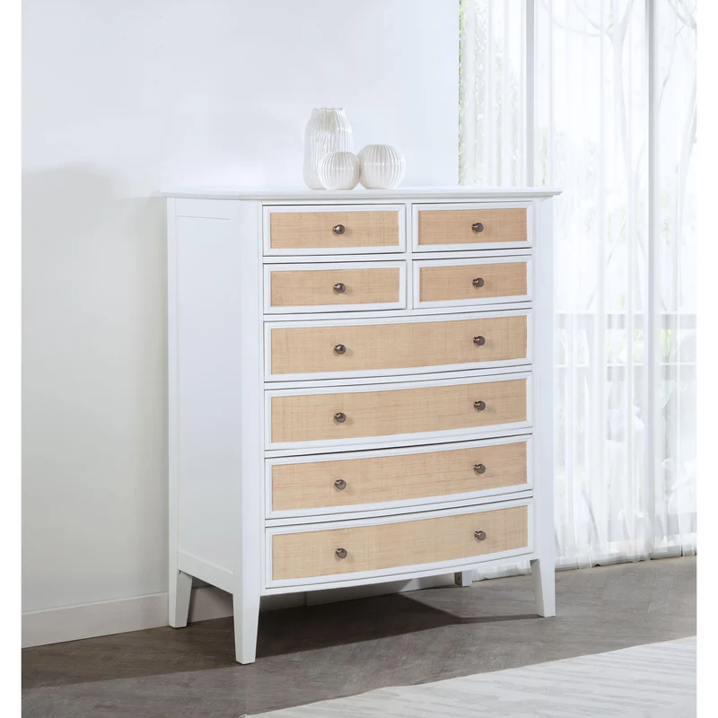 Coaster Furniture Bexhill 223475 8-Drawer Chest of Drawers - White
