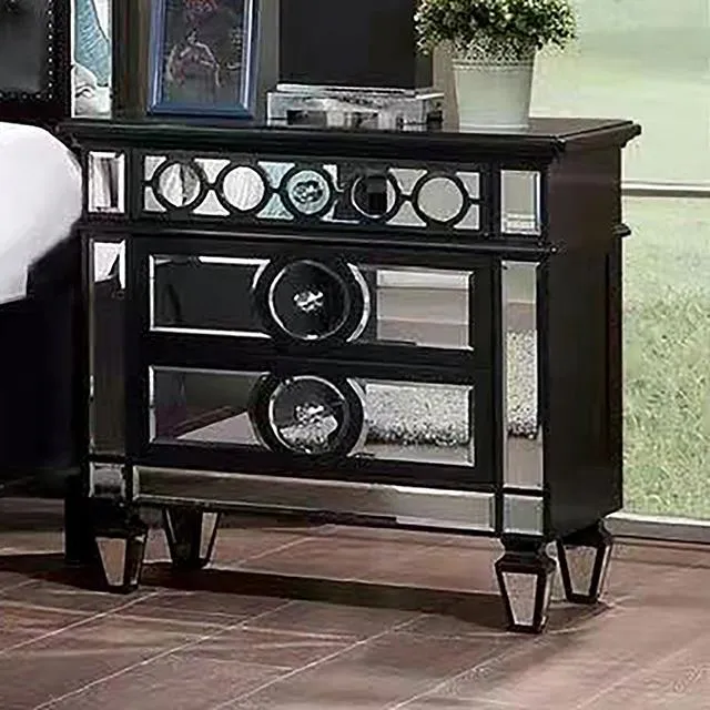 Furniture of America Theola NX7134BK-N Night Stand