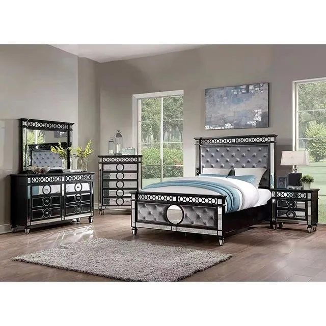 Furniture of America Theola NX7134BK-N Night Stand