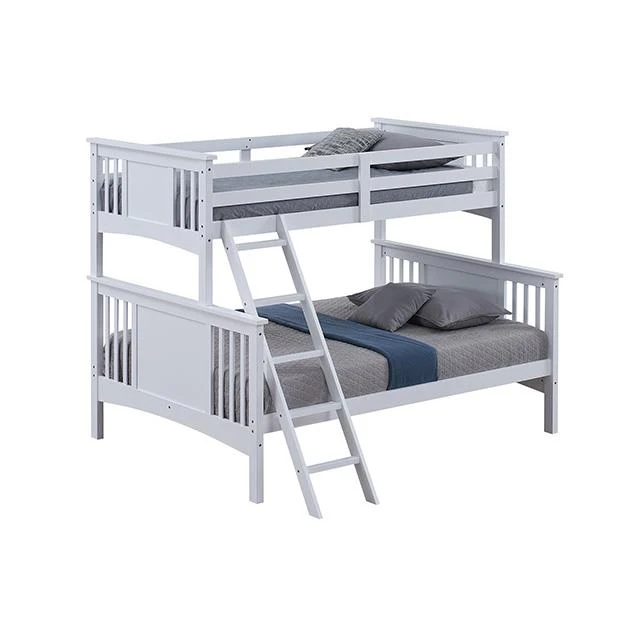 Furniture of America Spring Creek FM-BK602F-WH Twin/Full Bunk Bed