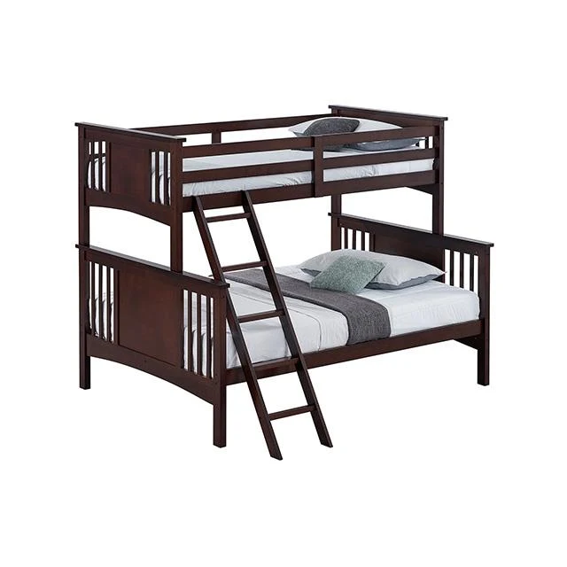 Furniture of America Spring Creek FM-BK602F-DW Twin/Full Bunk Bed