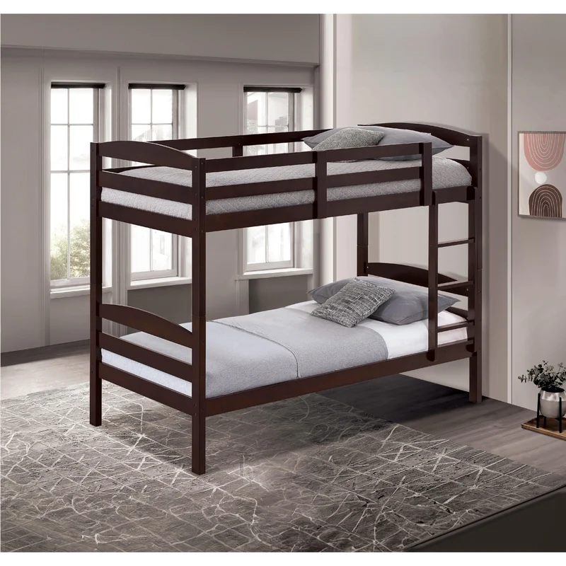 Furniture of America Finsbury FM-BK110ES-T Twin Twin Bunk Bed