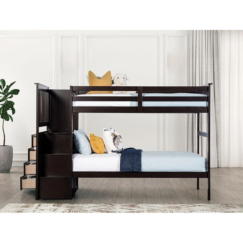 Furniture of America Ontario FM-BK102ES-T Twin/Twin Bunk Bed