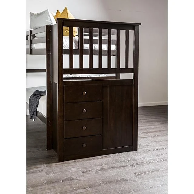 Furniture of America Ontario FM-BK102ES-T Twin/Twin Bunk Bed