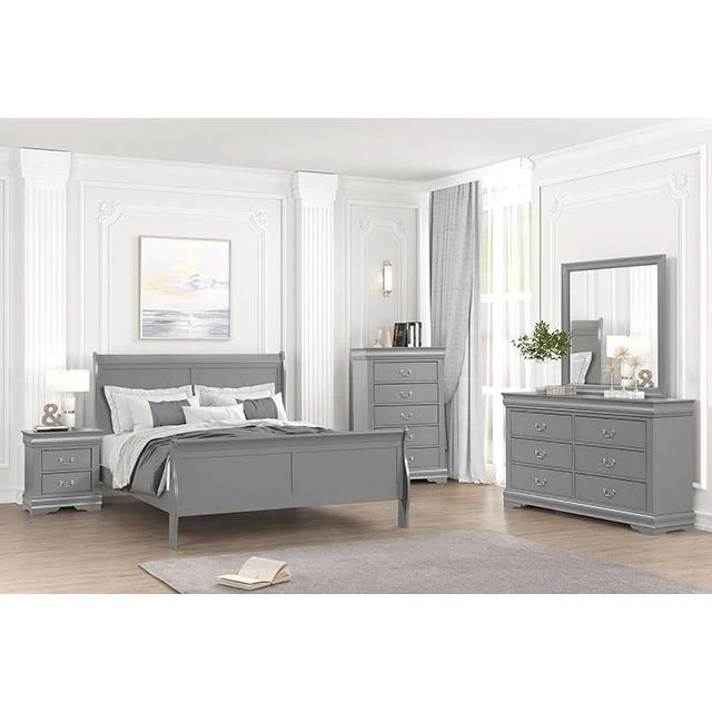 Furniture of America Louis Philippe FM7866GY-M Mirror