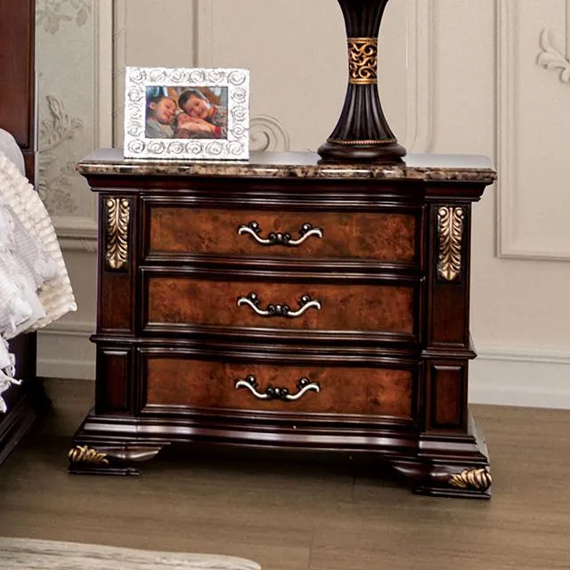 Furniture of America Aquilina FM7422CH-N Night Stand, USB