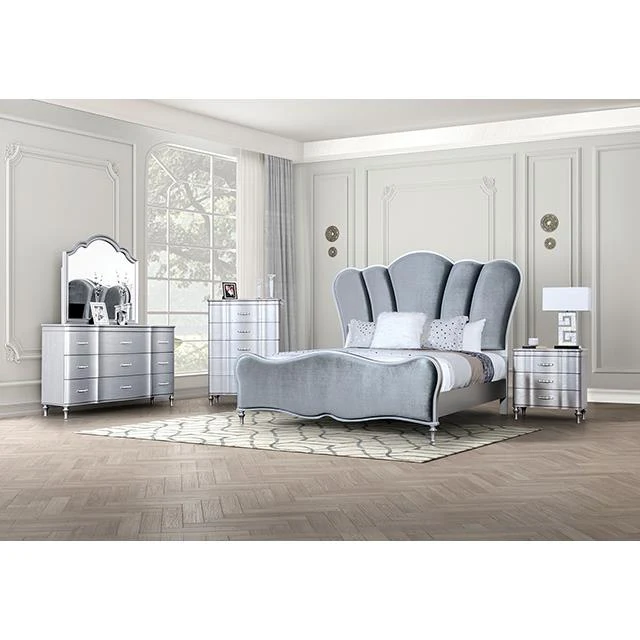 Furniture of America Eleanora FM7416SV-N Night Stand