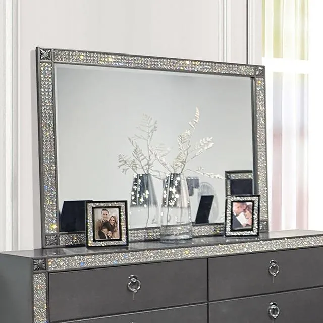 Furniture of America Lyanne FM7240GY-M Mirror