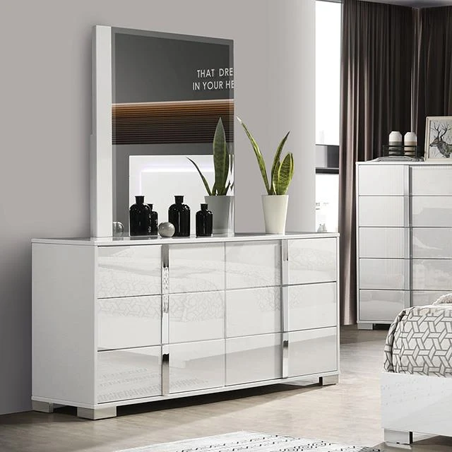 Furniture of America Sinistra FM7211WH-D Dresser