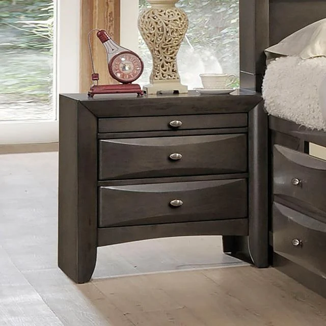 Furniture of America Zosimo FM7210GY-N Night Stand