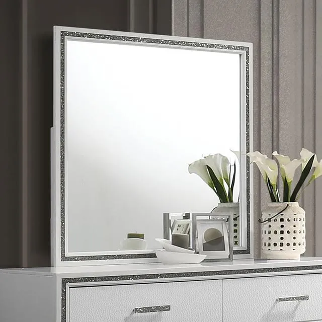 Furniture of America Lucida FM7203WH-M Mirror