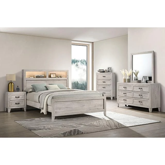 Furniture of America Mysen FM7202WH-M Mirror