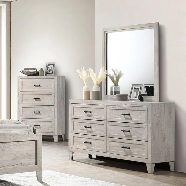 Furniture of America Mysen FM7202WH-D Dresser