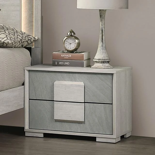 Furniture of America Lincolt FM7201WH-N Night Stand