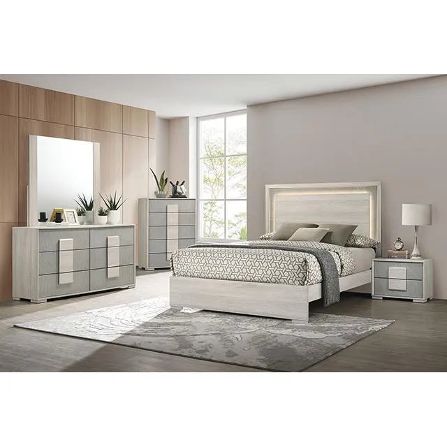 Furniture of America Lincolt FM7201WH-D Dresser